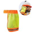 thumbnail image 4 of Safety Hard Hat Helmet Neck Cover Reflective High Visibility Mesh Sun Protector, 4 of 5