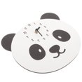thumbnail image 1 of OULII 1Set Panda Wall Clock Wooden Material Mute and Time Display Suitable for Living Room and Bedroom, 1 of 4