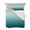Teal Pink, variant on Quilts Twin-XL Size Bedding Set, Teal Purple Ombre Lightweight Quilted Comforter, Modern Geometric Striped Abstract Art Soft Reversible Bedspread Coverlet with Pillow Covers for All Season, 68" x 98"