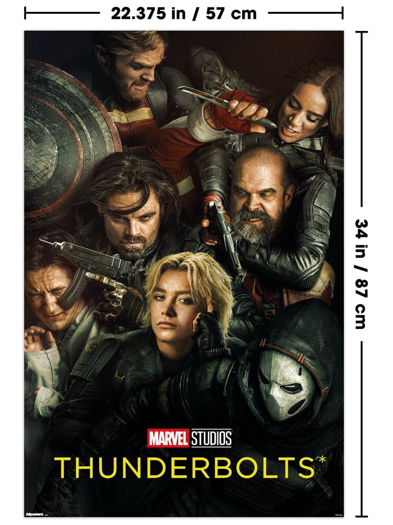 Trends International, Marvel Thunderbolts Wall Poster, 22.375
