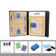 thumbnail image 1 of Tablero de baloncesto táctico, tablero de entrenador de baloncesto, tablero de entrenador con bolígrafo magnético, 1 of 5