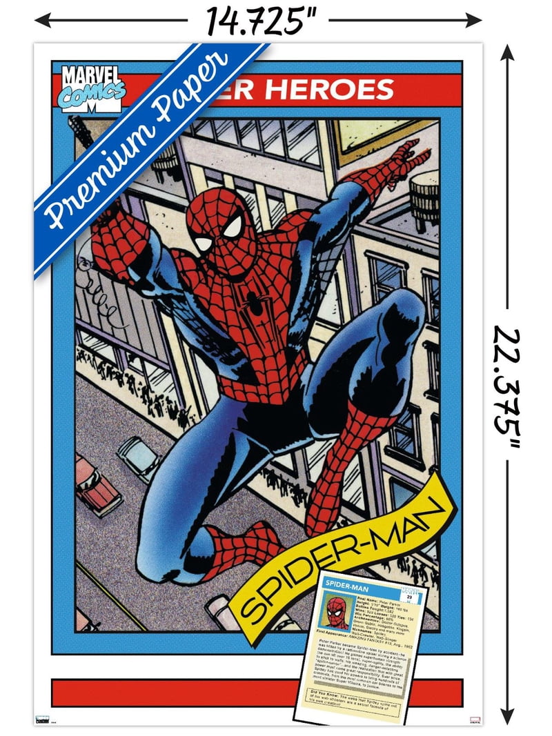Marvel Trading Cards - Spider-Man Wall Poster, 14.725