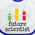 thumbnail image 4 of Inktastic Future Scientist Chemist Chem Teacher Boys or Girls Baby Bib, 4 of 4