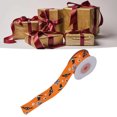 thumbnail image 4 of Decoración De Cinta De Halloween, Patrón De Murciélago De Dibujos Animados De Cinta De Poliéster De Halloween Para Envolver Regalos ANGGREK Halloween Decorative Ribbon, 4 of 8