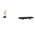 thumbnail image 1 of Bandeja De Notas De Resina Armoniosa, Escultura Musical Creativa, Centro De Mesa Rústico Decorativo Para Aperitivos, Escritorio De Casa, Mesa De Centro De Boda., 1 of 8