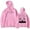 Pink, variant on JINQUANRUN Ivan Cornejo Mirada Tour Parte 2 Merch Hooded sweatshirt unisex long sleeved retro casual pullover hooded sportswear