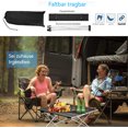 thumbnail image 4 of Mesa plegable portátil Ledeak, mesa de camping de aluminio, ultraligera con bolsa, fácil de transportar, mesa plegable, perfecta para acampar, hacer picnic, cocinar, jardín, senderismo, viajes, 4 of 6