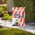 thumbnail image 4 of Independence Day Garden Decor Flags, American Flag Eagle Cartoon Print Double-Sided Garden Flags, 28 x 40 inches, 4 of 9