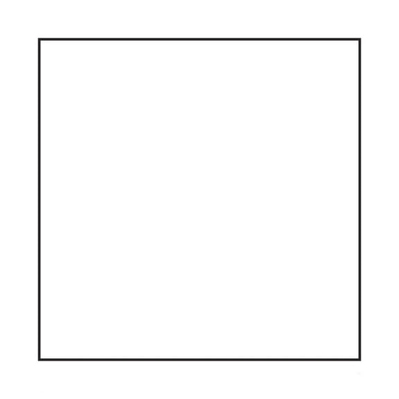 1in Square Template