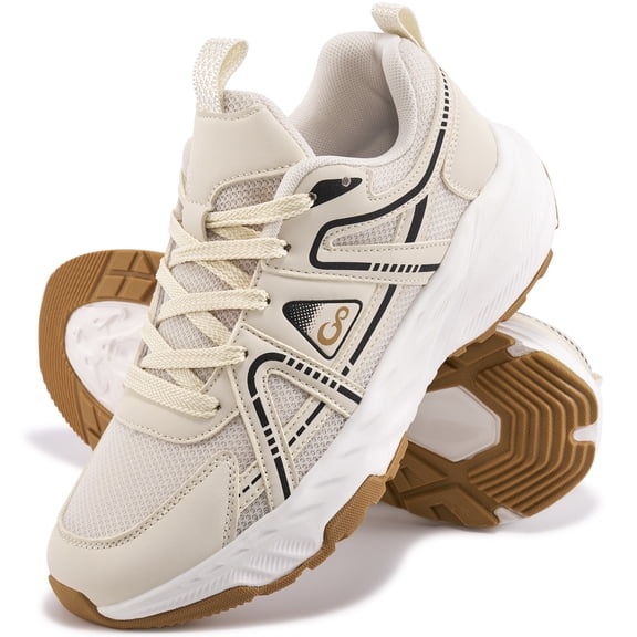 Ecetana Walking Shoes for Women Comfortable Breathable Non Slip Sneakers Casual Slip On Tennis Shoe