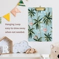 thumbnail image 6 of Coolnut Acrylic Clipboards with Low Profile Clip, A4 Standard Size 9" x 12.5" File Holder for Writing Drawin, Clip Boards for Nurses Doctors Offices, Hawaii Flamingo Gifts, 6 of 7