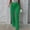 Green, variant on Women's High Waist Button Fly Straight Leg Pants, Solid Color Full Length Loose Casual Trousers with Pockets for Spring Autumn Street Commute Blue XS(XS)