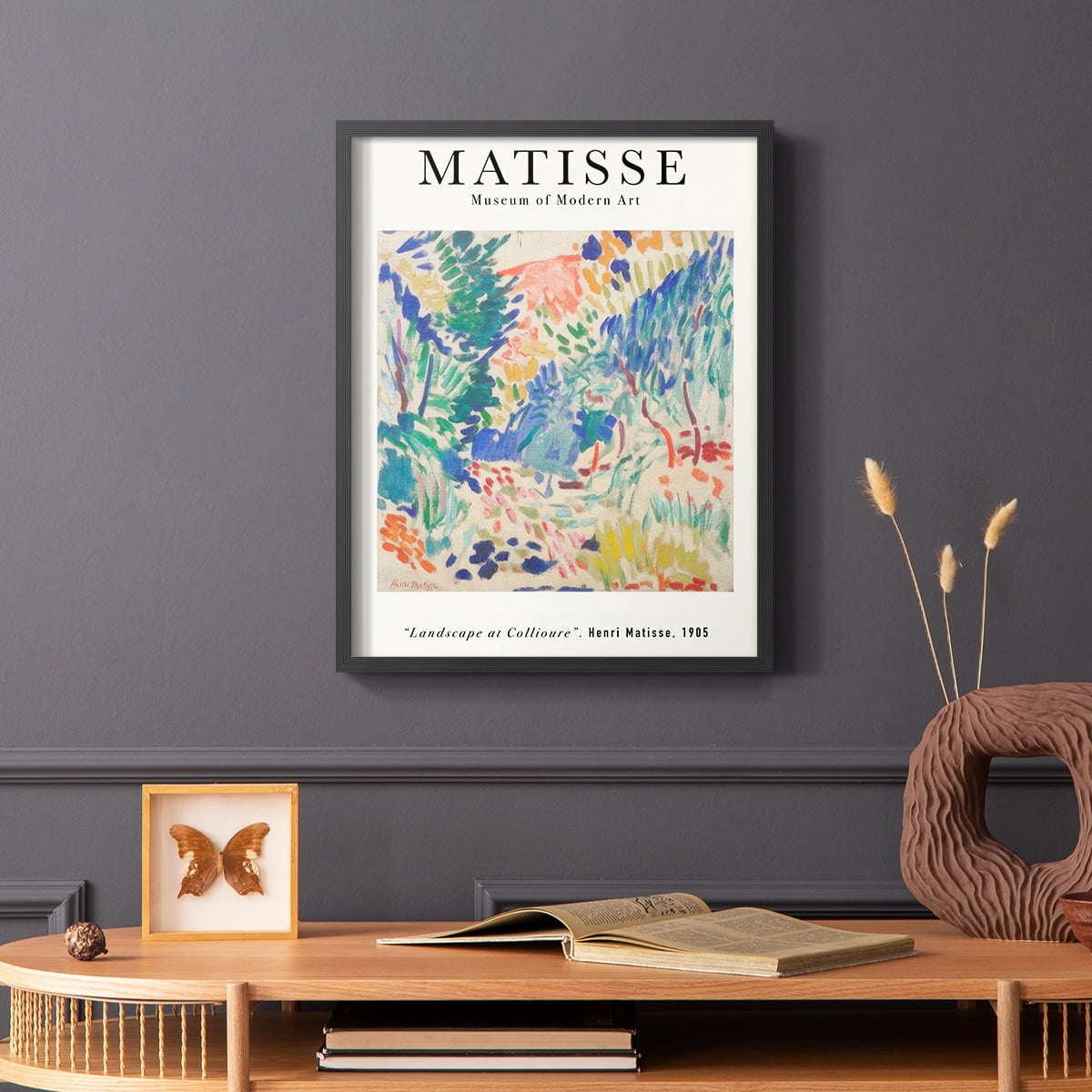 Matisse CLXXVI Framed Print in Black Solid Wood 8 x 10 Framed Print