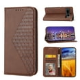 thumbnail image 1 of Tarise for Google Pixel 7 Pro Phone Case, PU Leather Shockproof Flip Folding Kickstand Card Holder Pocket Wallet Wrist Strap Handbag Magnetic Closure Case Cover for Google Pixel 7 Pro 6.7 inch, Brown, 1 of 9