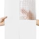 thumbnail image 5 of Cortina de ducha impermeable de EVA empalmada, 180 x 180 cm | Cortina de baño gruesa sin perforaciones con ganchos | Panel impermeable y permeable a la luz, material EVA duradero | Negro, blanc, 5 of 5
