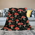 thumbnail image 2 of Fenyluxe Cozy Mushroom Throw Blankets for Kids Fuzzy Flannel Mushroom Decor Cute Fluffy Soft Warm Blanket for Winter Sofa 60x80in, 2 of 6