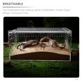 thumbnail image 3 of Raindrops Transparent Acrylic Reptile Cage Household Snake Keeper Multi Function Breeding Box, 3 of 8