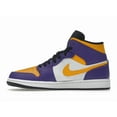 thumbnail image 2 of Jordan Men's 1 Mid Lakers (2022) Basketball Shoes, from StockX, 2 of 5