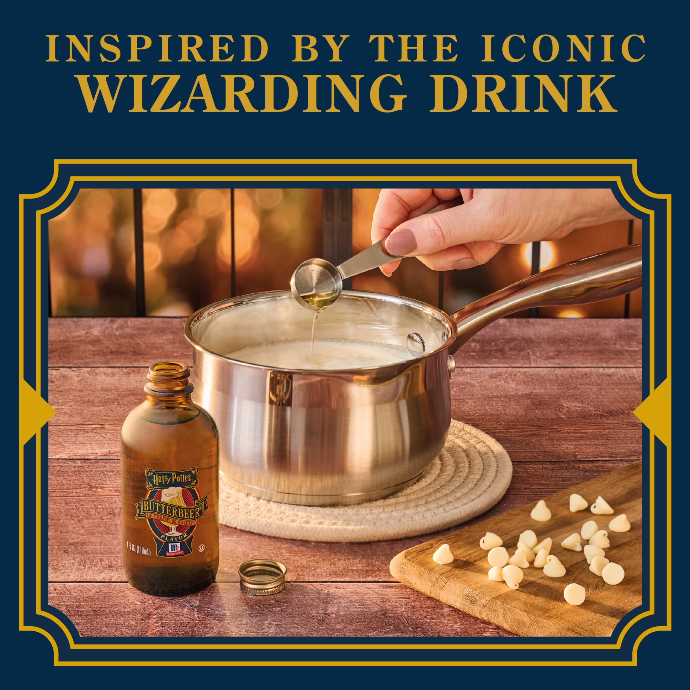 McCormick Harry Potter Butterbeer Flavor Extract, 4 fl oz Glass Bottle