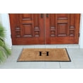 thumbnail image 3 of A1HC First Impression 30 in. x 48 in. Rubber and Coir Molded Double Monogrammed Door Mat, 3 of 9