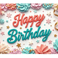 thumbnail image 4 of Colorful Theme Happy Birthday Banner Polyester Material Party Decoration for Birthday Party Kids Event Celebration, 4 of 7
