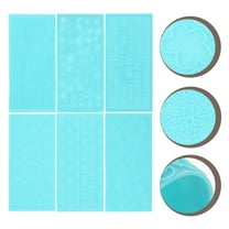 Raindrops  6 Pcs Ceramic Texture Template DIY Mats Embossing Pad Clay Impression Tools