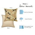 thumbnail image 3 of Liora Manne Marina Bee Free Indoor Outdoor Decorative Pillow Honey, 3 of 5