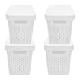 thumbnail image 1 of Set de 4 Cajas Organizadoras del Hogar IPP Plástico Blanco, 1 of 6