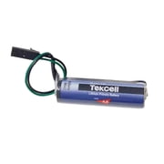 For Tekcell SB-AA11 3.6V 2400mAh AA Li Battery Non Rechargeable with Black Plug Brand New