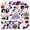 3A, variant on Sci - fi Cosmic Fantasy Stickers, Waterproof Cosmic Fantasy Sticker for Water Bottle Laptop Phone Cases Planner Skateboard Luggage Helmet Party Favor Decor, Ideal for Adults Teens Teacher Rewards