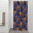 thumbnail image 2 of Magical Pumpkin Castle Halloween Pattern Shower Curtain 36"x72" ,Bathroom Decorative Shower Curtains Set with 12 Hooks,Modern Waterproof Washable Shower Curtain, 2 of 6