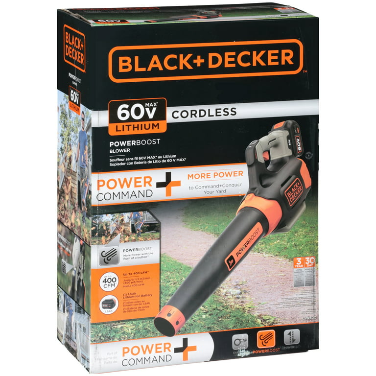 BLACK+DECKER LSW60C 60V MAX* Power Boost Blower 
