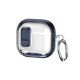 thumbnail image 4 of Durable Case for AirPods 4, HD Clear & Contrast Color Design Shockproof Cover for AirPods 4th Generation 2024 with Switch and Carabiner, 4 of 5