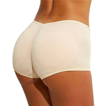 

Xmarks Butt Lifter Panties Padded Underwear for Women Seamless Butt Lifter Padded Panties Mid Rise Breathable Stretchy Panty Boyshorts( 1 Pack 2 Pack)