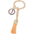 thumbnail image 1 of 26 Letters A-Z Decorative Alphabet Initial Charm Keychain for Women Girls Men Teenager Gift, 1 of 2