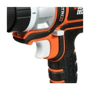 مثقاب لاسلكي Black+decker 20v، مجموعة أدوات كهربائية مكونة من 6 قطع، بطارية وشاحن متضمنان (bdcdmt1206kitc)