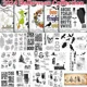 thumbnail image 2 of Colección de Halloween 2024, troqueles de corte de metal, sellos transparentes para manualidades, álbumes de recortes, tarjetas de papel, plantillas de manualidades, suministros, 2 of 5