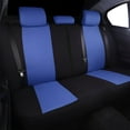 thumbnail image 5 of Universal 5 Seat Car Seat Covers, Black-Blue Trim, Full Surround Protection for Cars SUVs Trucks, Anti-Wear, All-Season Complete Interior Set, 5 of 9