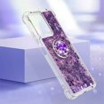 thumbnail image 4 of Funda para Xiaomi Redmi Note 12 4G con Brillo Líquido Flotante, Purpurina, Parachoques y Anillo Giratorio Soporte, 4 of 5