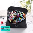 thumbnail image 1 of Graflsoa Dual-Tip Art Marker Set for Students - 80 Vibrant Colors for Anime Drawing & Design, 1 of 6