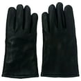 thumbnail image 2 of Mens Black Deerskin Leather Gloves Fleece Lined X-Large, 2 of 4