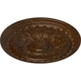 thumbnail image 3 of 38 3/8"OD x 2 7/8"P Oslo Ceiling Medallion (Fits Canopies up to 7 5/8"), Hand-Painted Root Beer Crackle, 3 of 6