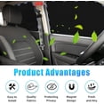 thumbnail image 4 of Yazoeia Car Window Sun Shade, 2PCS Auto Front and Rear Windshield Curtains with Magnetic, UV Rays Protection&Sun Heat Block Car Window Covers, Universal Privacy Sunshades for Cars CJC912-114792, 4 of 6