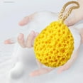 thumbnail image 6 of PATLOLLAV 1 Pcs Silicon Honeycomb Bath Sponge with Hanging Rope, Skin-firendly Bath Loofah Shower Sponge Body Back Scrubber Exfoliating Shower Pouf for Men Women Cleaning Bathing Accessories, 6 of 7