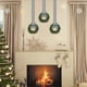thumbnail image 5 of 12 mini guirnaldas navideñas para gabinetes | Decoración navideña de 9 cm con lazo de bayas | Decoraciones de cocina fáciles de colgar para un ambiente festivo, 5 of 5