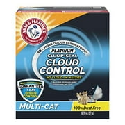 Arm & Hammer Cat Litter Platinum Cloud Control Clumping Cat Litter, Gray