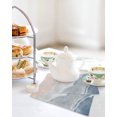 thumbnail image 4 of Navy Blue Coastal Wave Kitchen Dish Towels for Drying Dishes Set of 2, Summer Modern Ocean Beach Waffle Weave Microfiber Hand Tea Bathroom Towels Quick Dry & Absorbent Towel 12x12, 4 of 7