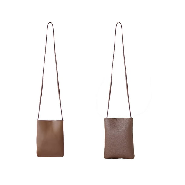 Monedero pequeño para teléfono móvil para mujer - Bolso bandolera ligero de piel sintética para mujer, 2 piezas Estilo: Estilo 4;:;