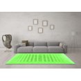 thumbnail image 3 of Ahgly Company Indoor Rectangle Solid Green Modern Area Rugs, 7' x 9', 3 of 4