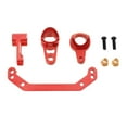 thumbnail image 1 of Conjunto de dirección de coche RC, fácil de instalar, piezas de repuesto de metal resistente. Rojo, 1 of 9